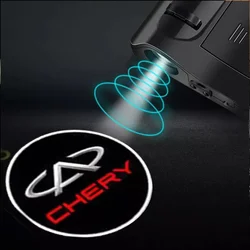 Led Car Welcome Light Door Light Projector Logo Lamps For Chery Fulwin QQ Tiggo 3 5 T11 A1 A3 A5 Amulet Auto Gadget