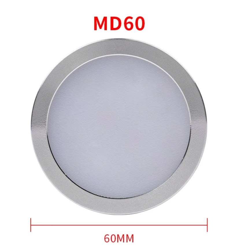 2W 3.5W 5W LED Ceiling Spot Indoor Led Lamp 12V Ultra Thin Round Surface Mounted Light  Showcase Display Cabinet