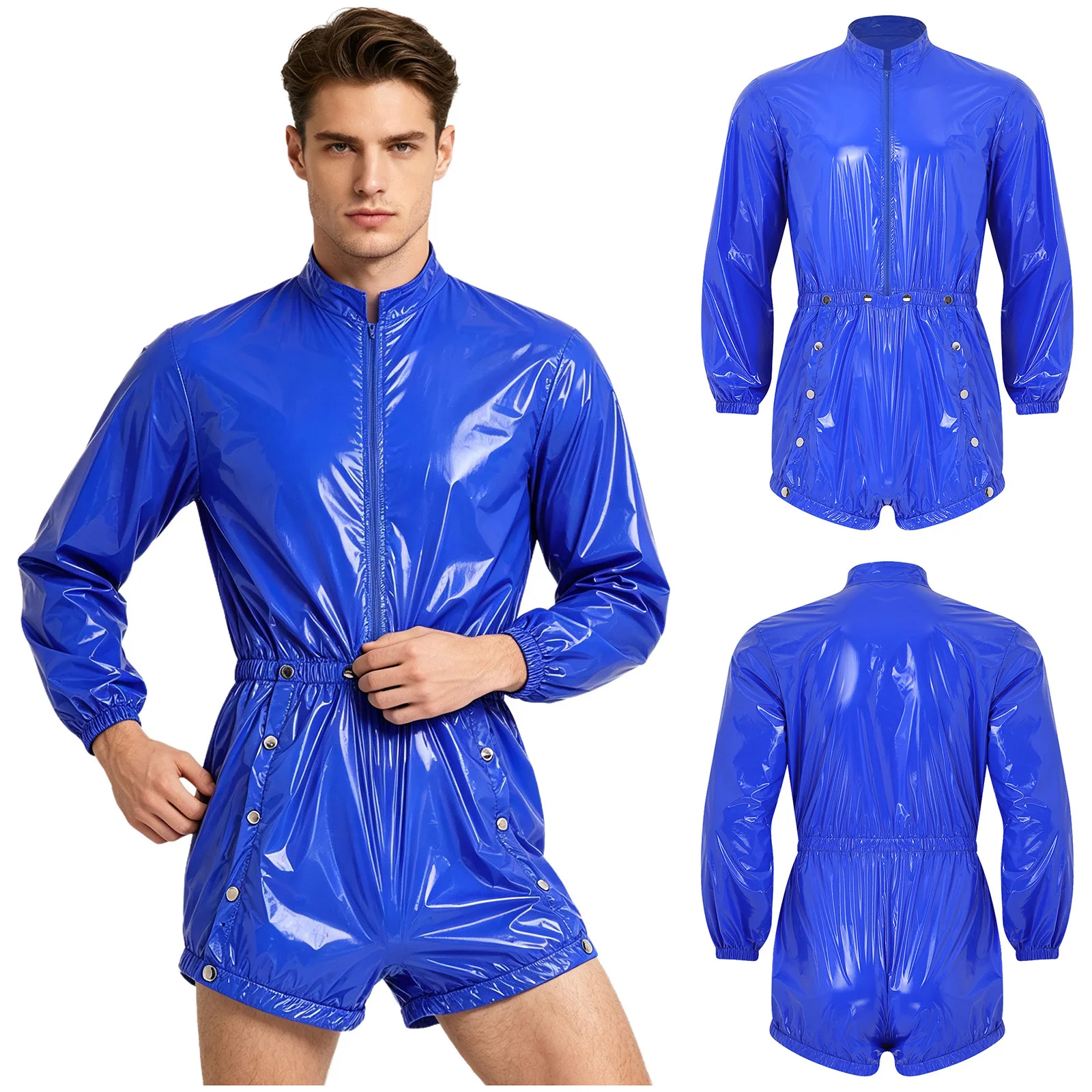 Home Improvement Man - Mens Water Resistant Diaper Coveralls Short