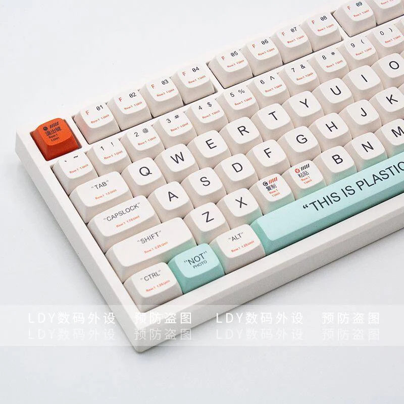 Plastic Keycap OEM Highly Fresh PBT Sublimation NINGZHI MOJO K75 61/68/84/87/9