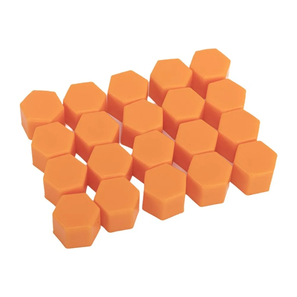 

20 шт. N силиконовые колпачки для колесных гаек автомобиля, шестигранный дизайн, 19 мм, колпачки для болтов с наконечником, защитные антикоррозийные колпачки для колес, защита обода