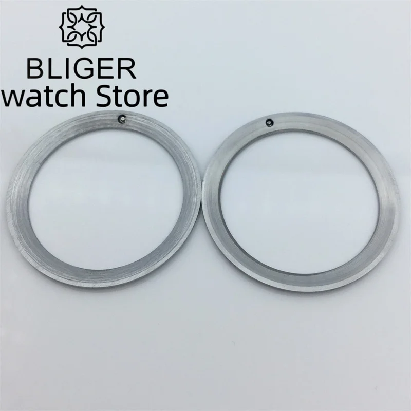 BLIGER Watch Bezel 38mm*30.6mm Aluminum Watch Bezel Insert  Fit 40mm Watch Case Accessories