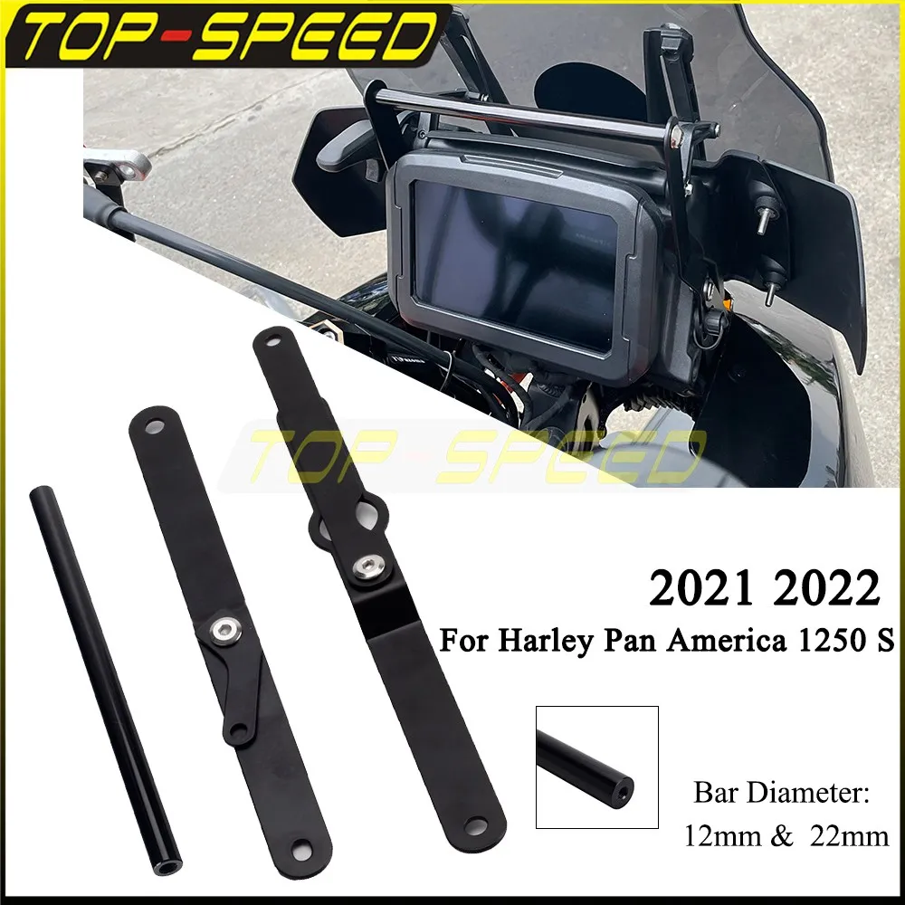 Soporte de teléfono móvil para motocicleta, placa de navegación GPS, adaptable para Harley Pan America 1250 S 1250 S 2021-24, accesorios