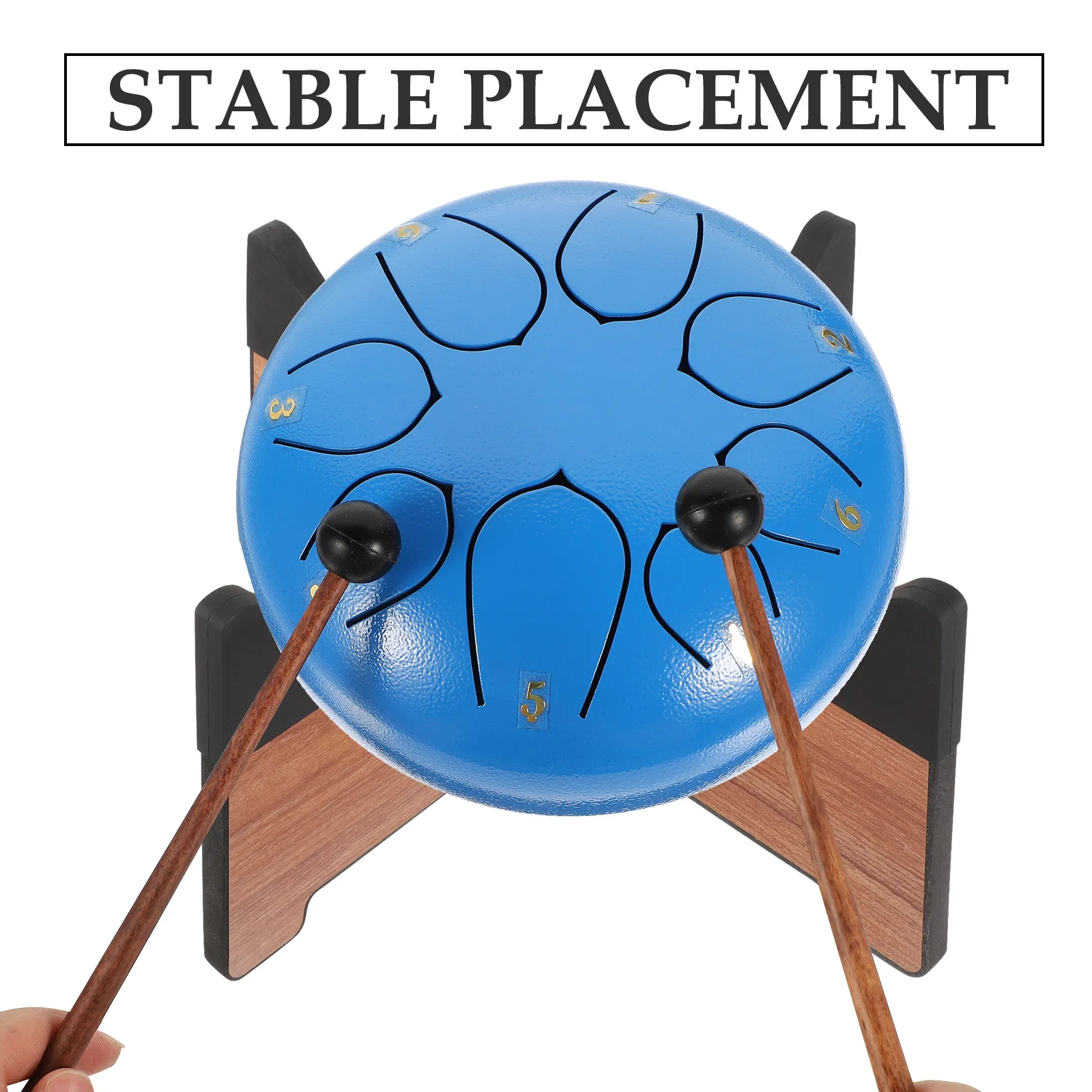 

Steel Tongue Drum Bracket Portable Hand Pan Drum Stand Durable Instrument Display Rack Support Holder Instrument Stand