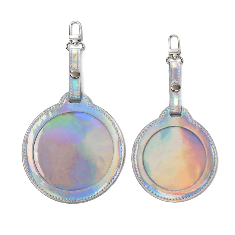 透明な丸い窓のバッジディスプレイバッグ,バッジプロテクター,防水オーナメント,ギフト