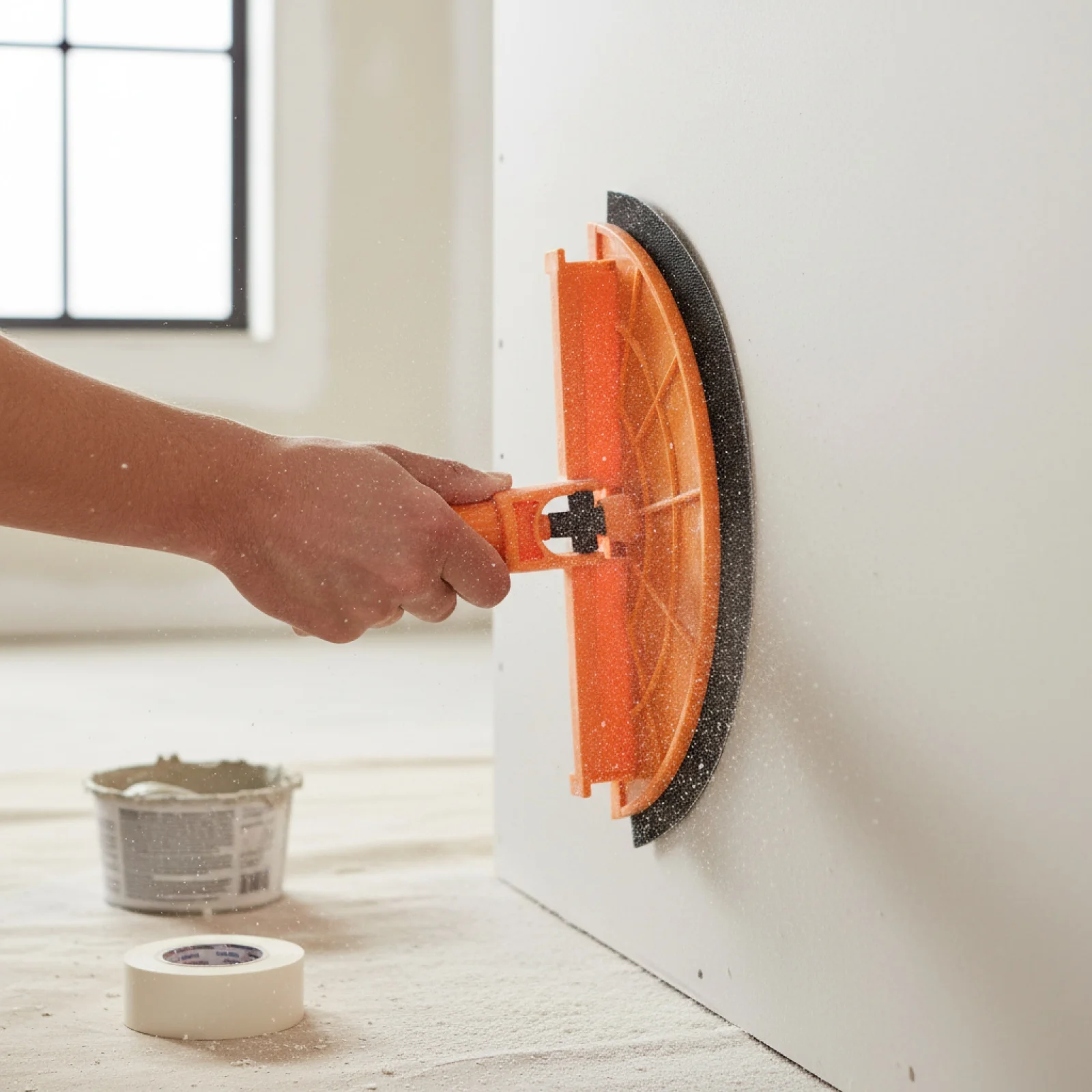 Drywall Corner Sander Manual Sandpaper Holder For Polishing Cleaning And Sanding Work