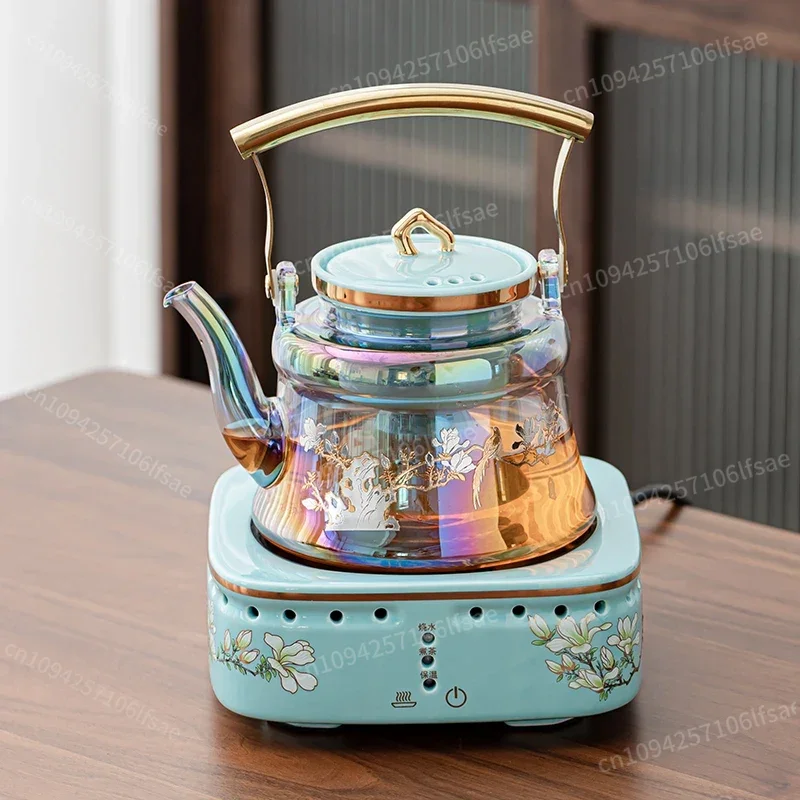 

In stock 220V High-Temperature Resistant Electric Tea Stove & Tea Kettle Set for Home Use