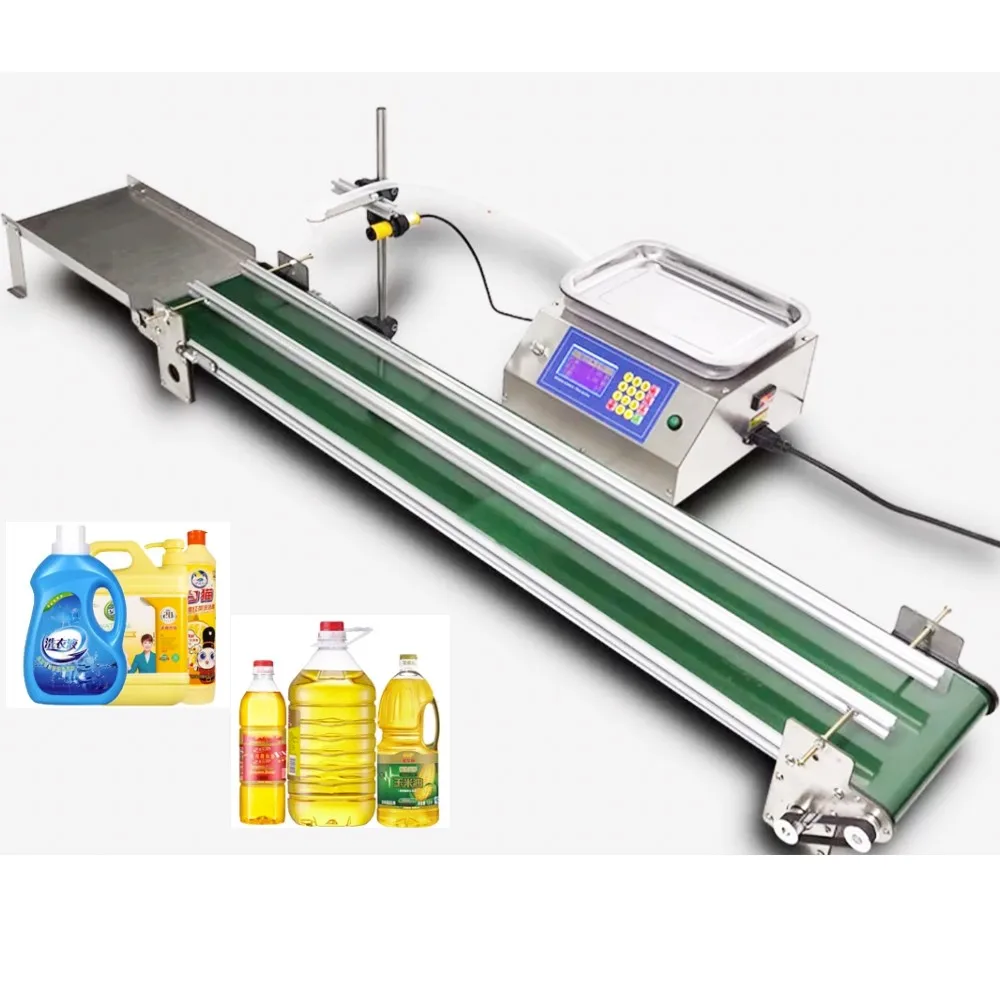 

Laundry Conditioner Shampoo Filling Machine Shower Filler Large Flow With Conveyor Belt Automatic Quantitative Paste Olive Oil