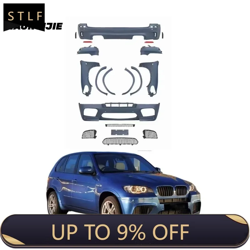 

Zuimi High-end E70 Body Kits For 11-13 E70 X5 Upgrade To X5M Bodykit Front Bumper Rear Bumper Round Eyebrow Fenders