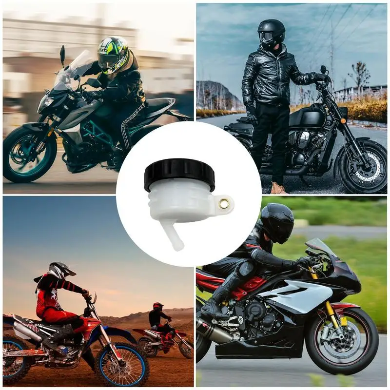 Motorcycle Brake Reservoir Universal Reservoir Cup For Brake Clutch Fluid Bottle Oil Lightweight And Heat Resistant Rear Brake