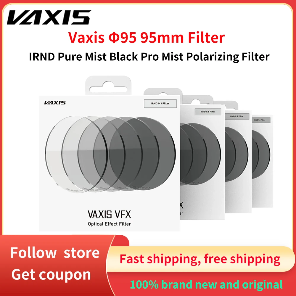 

Vaxis Φ95 95mm Filter IRND Pure Mist Black Pro Mist Polarizing Filter VI LINE Star-Cross Rainbow Dazzle Filter