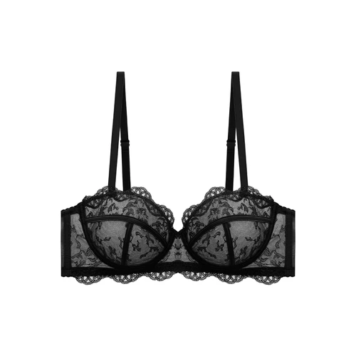 Imagen 1 del producto Bra of Women French Luxury Big Chest Appears Small Single Layer Ultra-thin Comfortable Gathering Sexy Lace Bra OWD6141