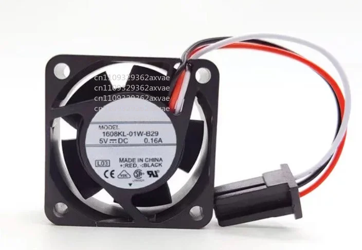For NMB-MAT 1608KL-01W-B29 L01 DC 5V 0.16A 40x40x20mm 3-Wre Server Cooling Fan