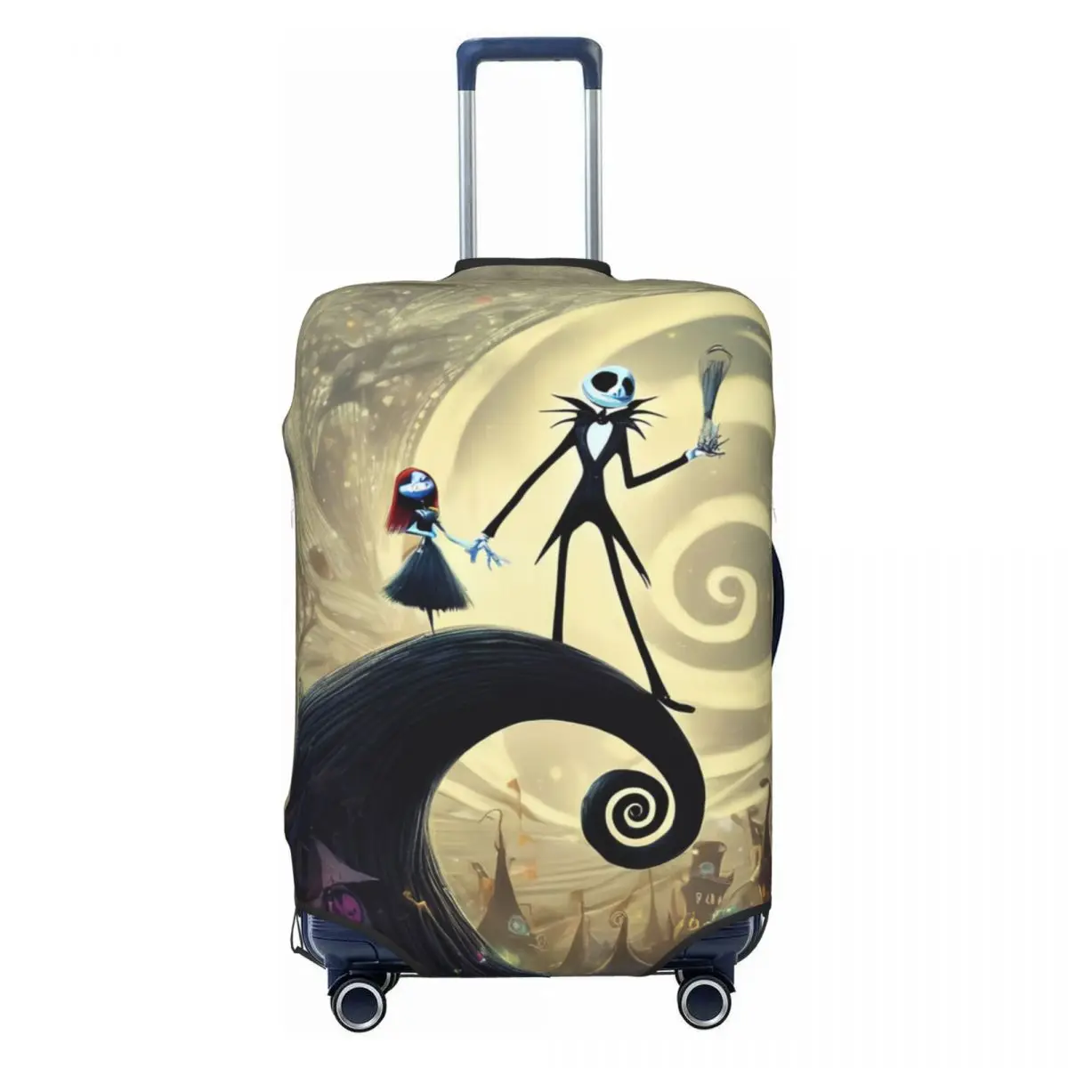 

The Nightmare Before Christmas Jack Skellington Suitcase Cover Elastic Luggage Covers Protector for 18-32 inch