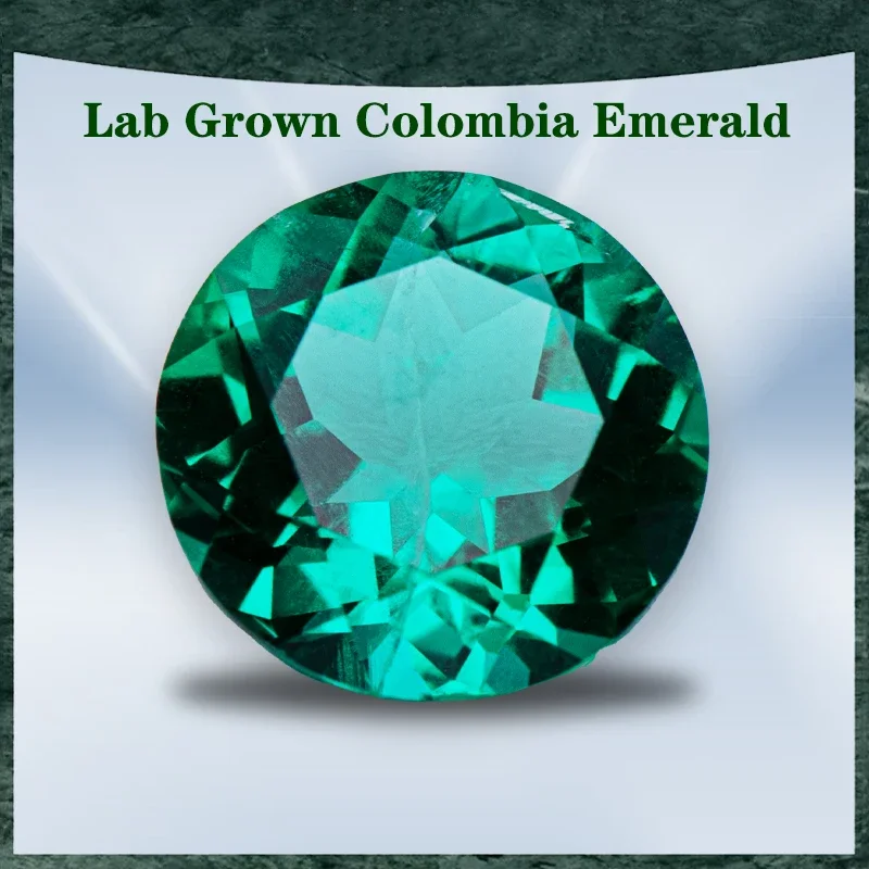 

Top Lab Grown Colombia Emerald Round Shape Selectable AGL Certificate Hydrothermal Emeralds for Diy Jewelry Making Materials