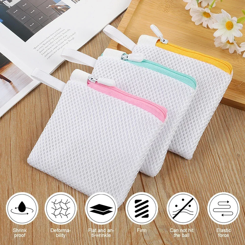 Foldable Portable Laundry Bags Travel Mini Mesh Bags Clothes Washing Net Storage Bags Pouches For Delicates Bras