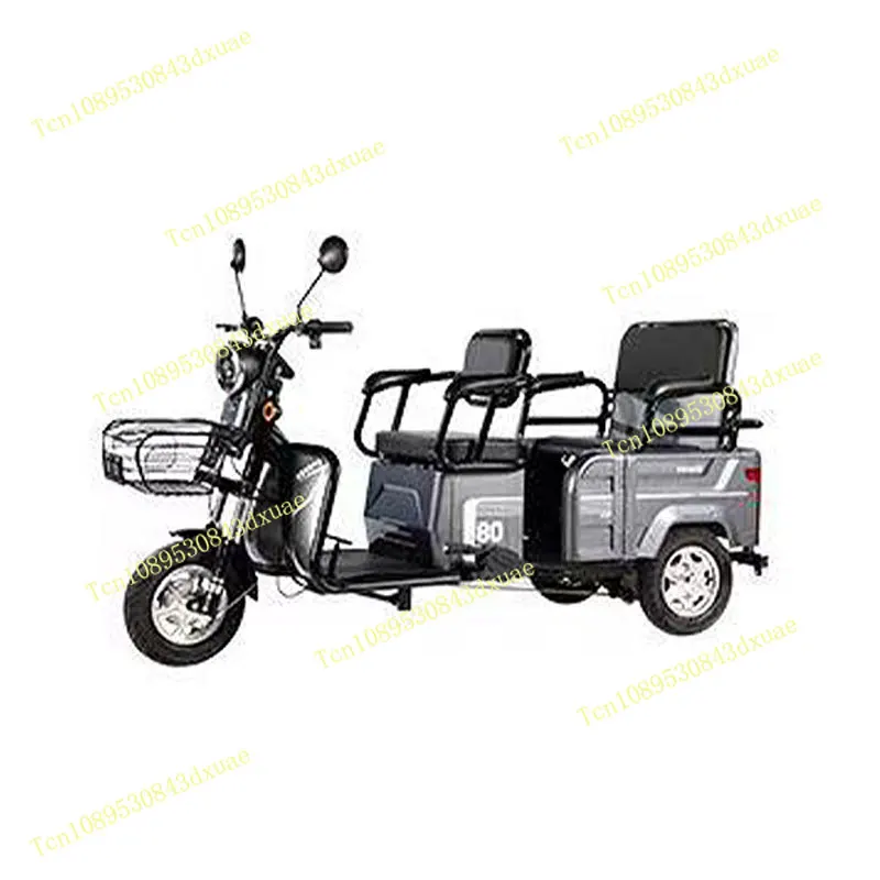 Adult city tricycle electric bicycle 48V 20Ah 600W city bicycle three-wheeled electric