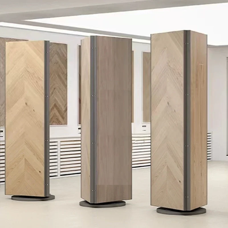 Large board display stand, wood floor solid wood desktop display stand, glass KT board billboard vertical shelf