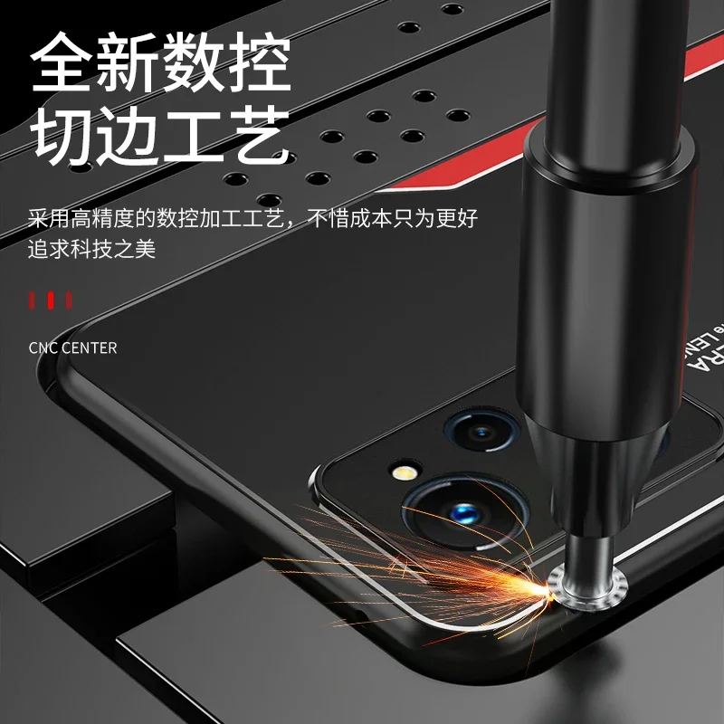 Realme GT 6T Neo 6 SE Luxury Case Laser Carving Metal Shockproof Bumper Protect Back Cover Realme GT 6 Neo6 SE 6T Phone Cases