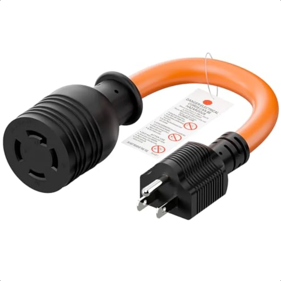 

Переходной шнур Nema 515P к L1430R Сверхмощный шнур SJTW 10AWG Генератор 15 А до бытового L1430 30 А Входной адаптер питания Шнур L