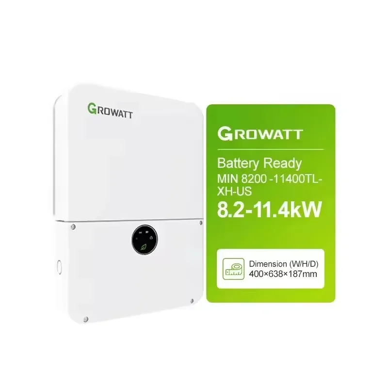 Growatt US UL1741 8.2KW 9KW 10KW 11.4KW MIN 8200-11400TL XH-US Split On Grid Tie Battery Ready Invertor Solar Inverter