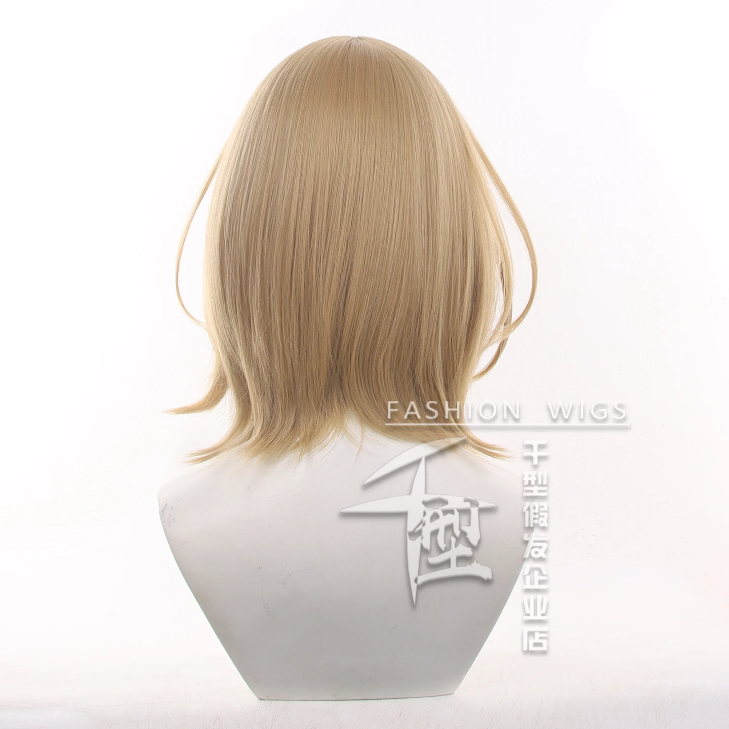 أنيمي هينكو ثمانية مائة سنة من اسم شعر مستعار تأثيري 33 سنتيمتر شعر مستعار كاكي قصير لجميع القديسين كرنفال فستان الحفلات