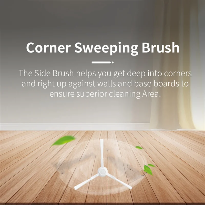 A03F-Robot Main Side Brush Washable Hepa Filter Mop Pad Plastic+Microfiber As Shown For Xiaomi Robot Vacuum S12 B106GL