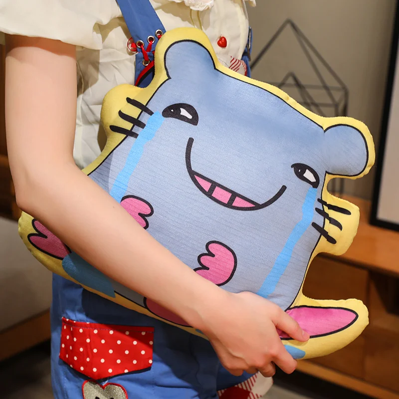 Cartoon muis knuffel sleutelhanger tas hanger leuke hangende decoratie lelijke muis pluche kussen kussen creatief grap speelgoed