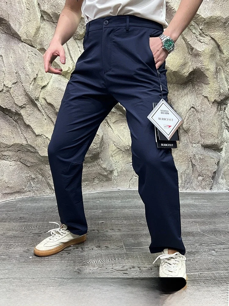 

DingLi High-End Pred Glue 4D Tailoring Men's Outdoor Casual Pants Soft ell Resist Tearing Waterproof Autumn Season