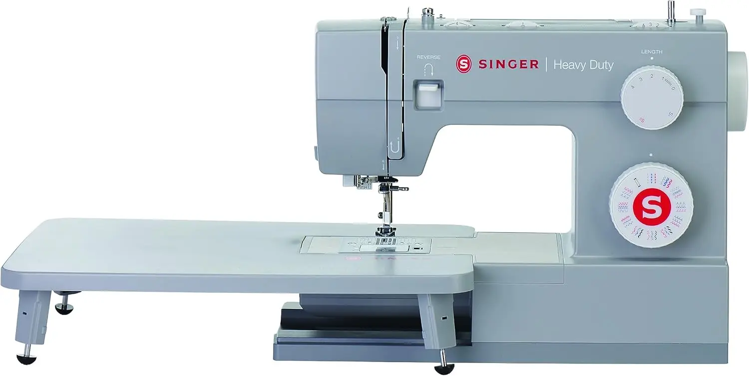 Singer Heavy Duty 6380 Sewing Machine With Extension Table & Accessory Kit | Strong Motor With Enhanced Piercing Power, 110