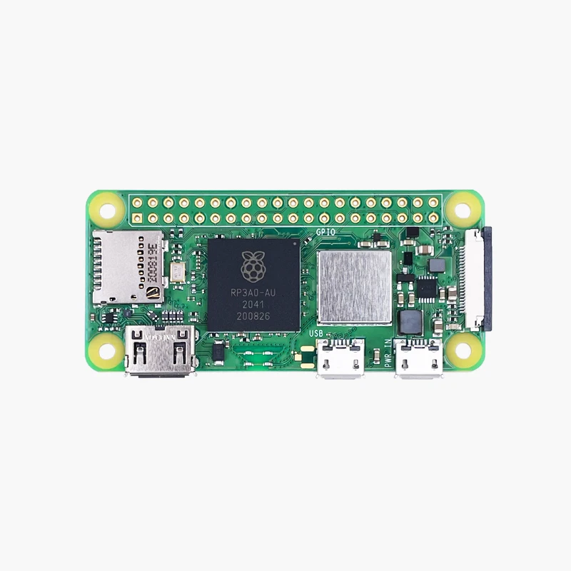 Raspberry Pi ontari2 W 1GHz facades-core 64-bit Bras Cortex-A53 CPU 512MB SDRAM Bluetooth BLE & WiFi Pi 0 2 W avec Pin Header Case Kit