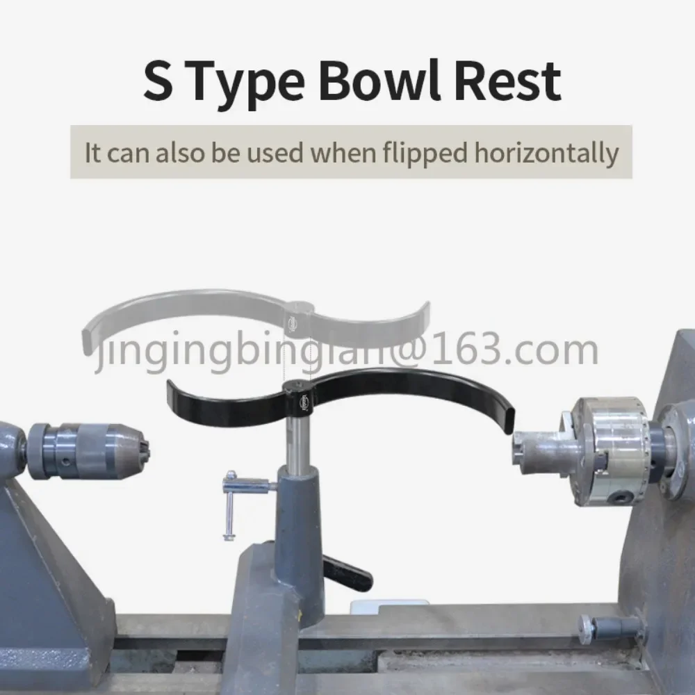 

Tool Holder Special-Shaped Wood Turning Tool Rest Set S or C Bowl Rest Woodworking Lathe Detachable Posts Diameter 16mm or 25mm