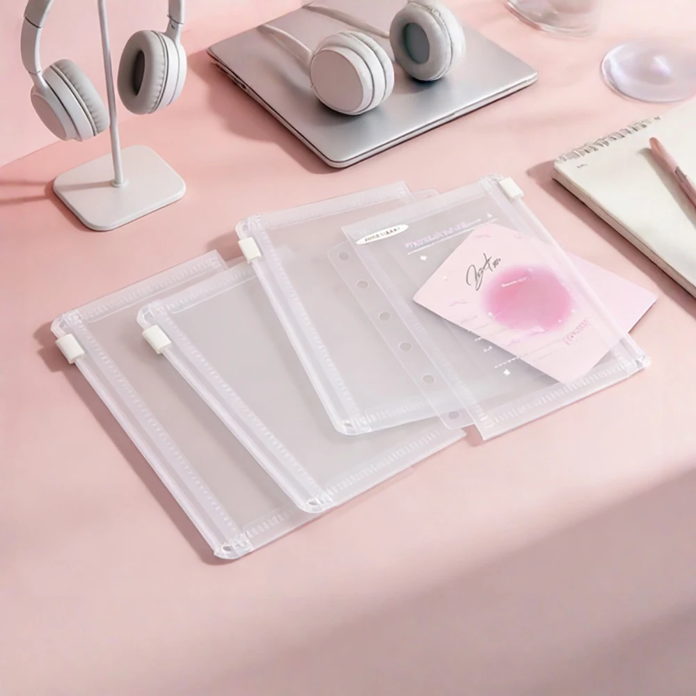 Clear Shining Card Sleeve Protector Kpop Idol Photo Card Holder Zipper Bag Case HD Photcard Supplies Cover Decoration
