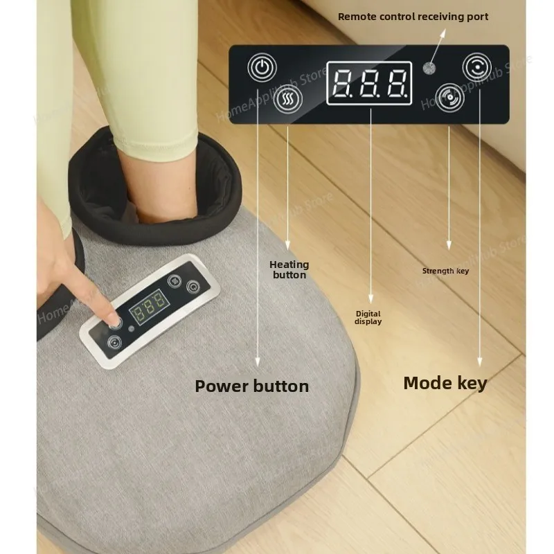 Full-Enclosed Home-Use Multi-Functional Foot Massager: Automatic Airbag Kneading Foot Massager for Sole Massage