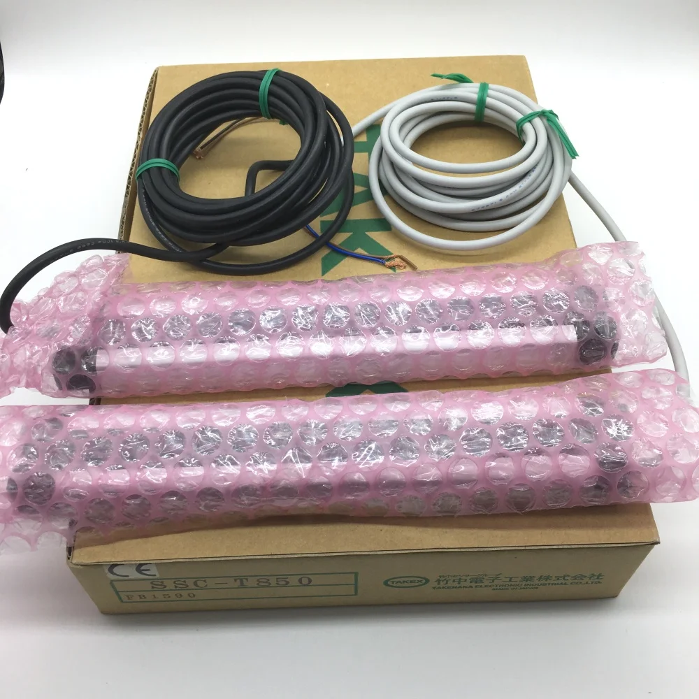 New arrival Small objects and flat tape-like objects detected SSC-T850PN takex safety curtain sensor With a robust metal case