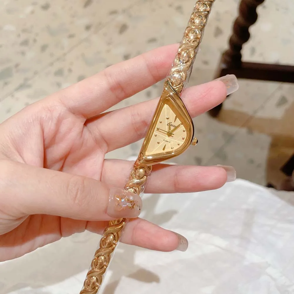 

Cacaxi Роскошные женские кварцевые часы Винтажные женские наручные часы Элегантные модные водонепроницаемые женские часы из сплава Новинка