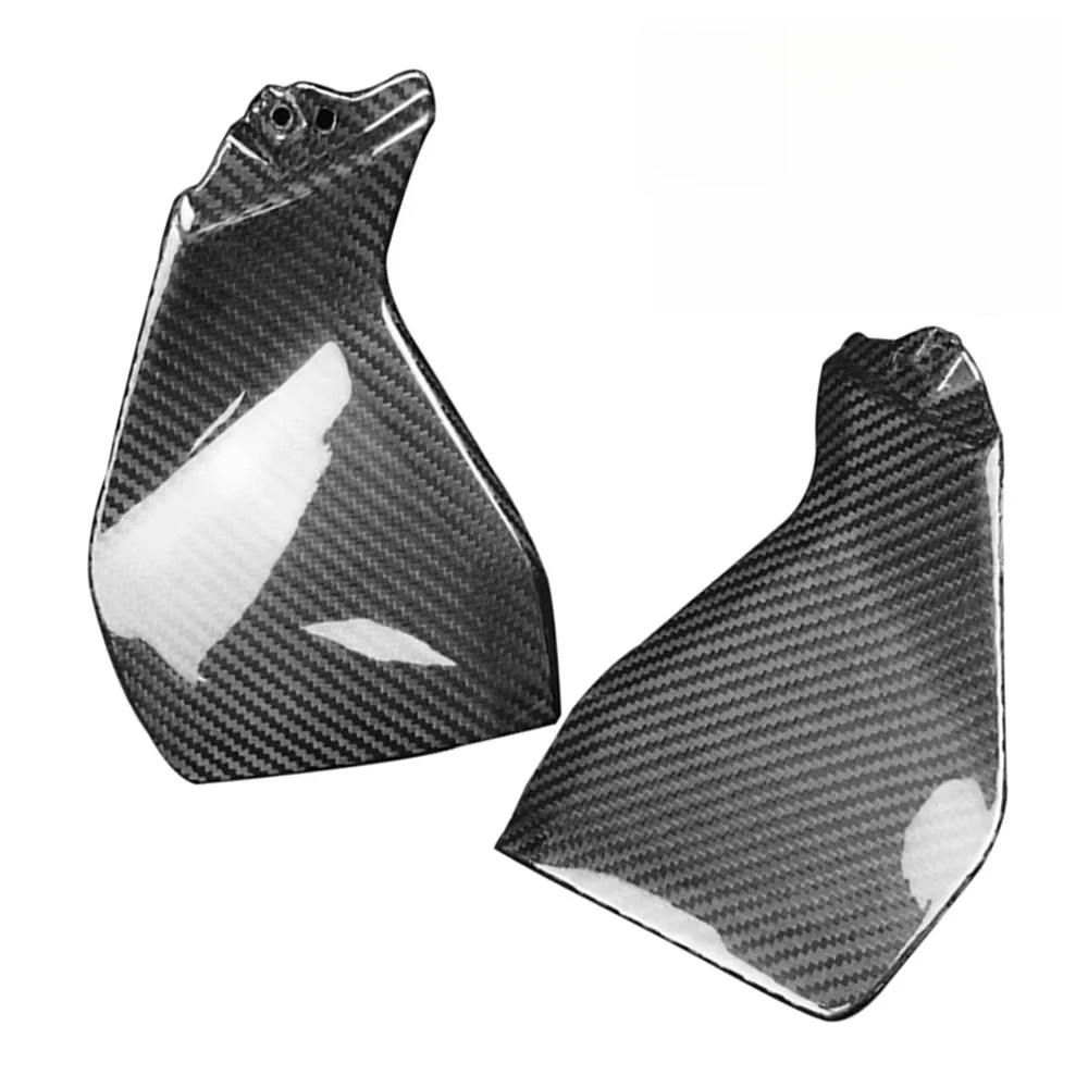 Carbon Fiber Fuel Tank Side Panels Knee Protective Covers Motorcycle Modification Accessories Fit 2014-2020 Motorbike
