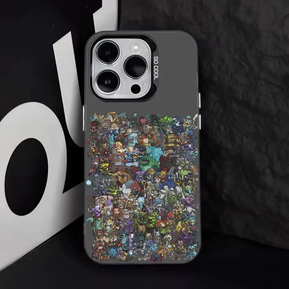 حافظة هاتف D-Dota-a 2 رائعة لهاتف iPhone 17,16,15,14,13,12,11,Pro,Max,Plus,E,Air,Mini Black Tpu #5