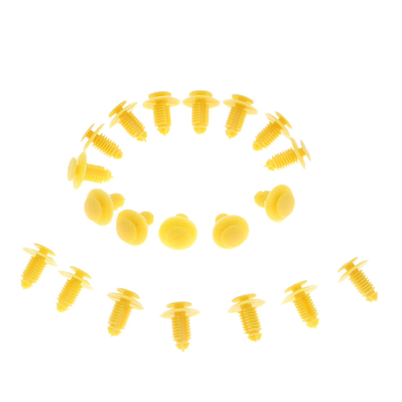 

20pcs Yellow Clips Fit for Rover 75 Models Hole Diameter 8mm Manufacturer Part Number EKM100270 Automobile Parts