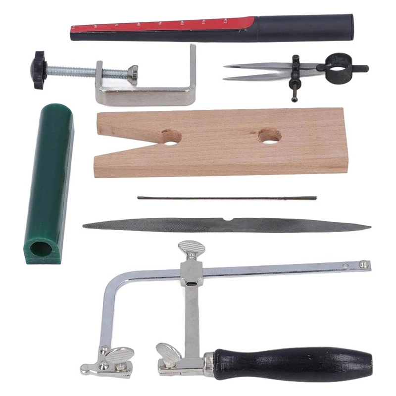 Jewelry Wax Ring Making Casting Tool Kit, Ring Wax Carving Tools Wax Ring Sizer Wax Tube File Jewelry Ring Saw Frame