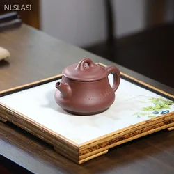 100ml Antique Yixing Purple Clay Teapot Custom Zhu Mud Filter Tea Infuser Chinese Zisha Tea Accessories Handmade Beauty Tea Pot