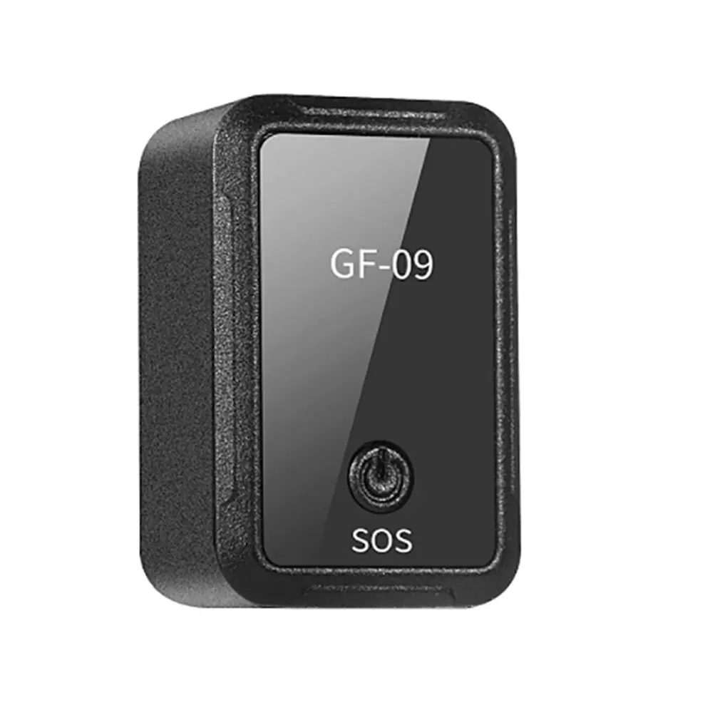 Minirastreador GPS GF-09 para coche, localizador antirrobo, antipérdida, montaje magnético fuerte, posicionador de mensajes SIM, seguimiento en tiempo Real