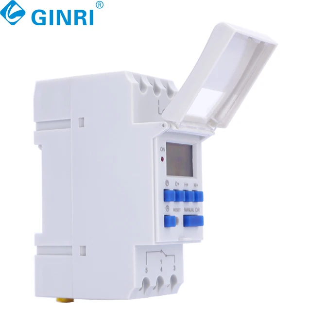 5PCS Low Price 15A 16A LCD AC 110V 220V Digital Weekly Daily 24hour Programmable Automatic Timer Switch