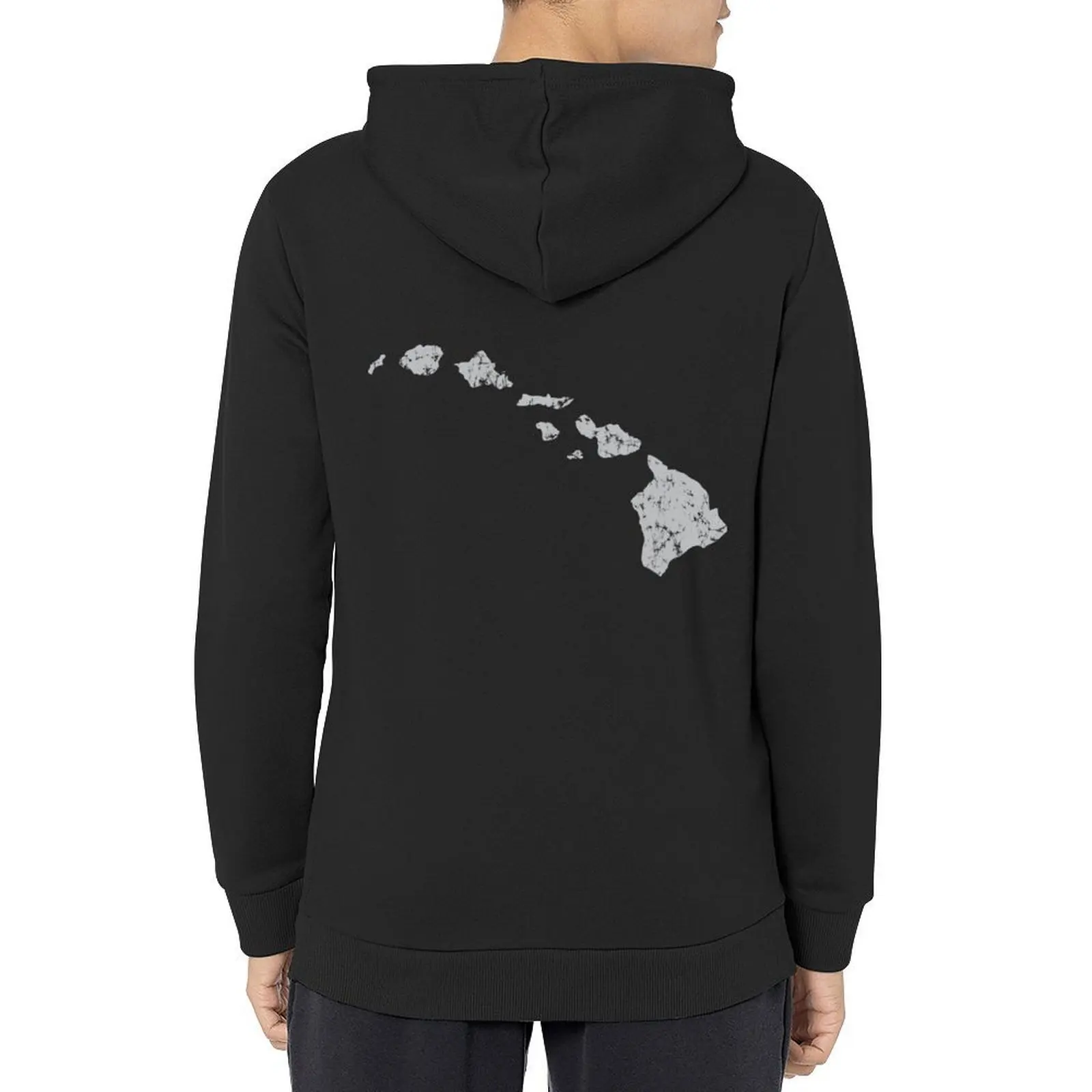 

Hawaiian Island Chain Retro Graphic Hoodie fashion men korean autumn clothes men clothes autumn clothes hoodie