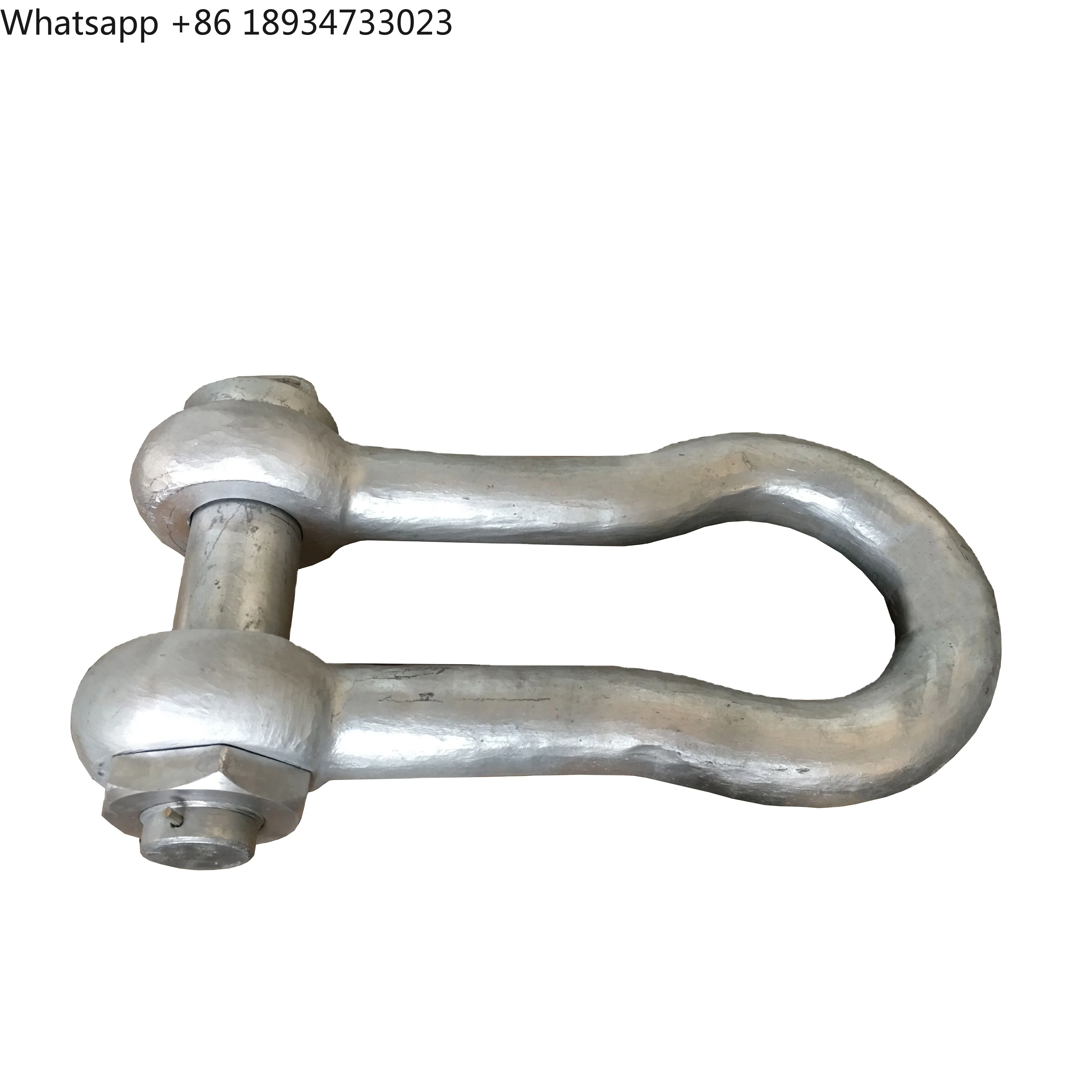 300t Alloy Steel Hook and Marine Shackle Heavy Duty Bolted Galvanized High Quality Customized D Ring Shackle for Machinery Parts