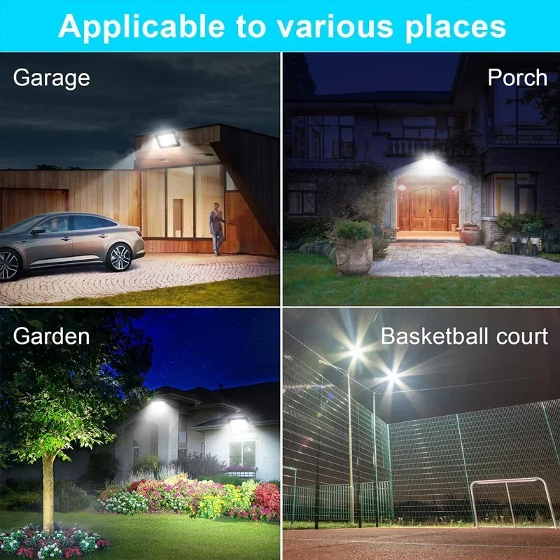 LED Spotlight Floodlights 20W 30W 50W 100W LED Flood Light Outdoor IP66 Waterproof Garden Square Street Light Project Light
