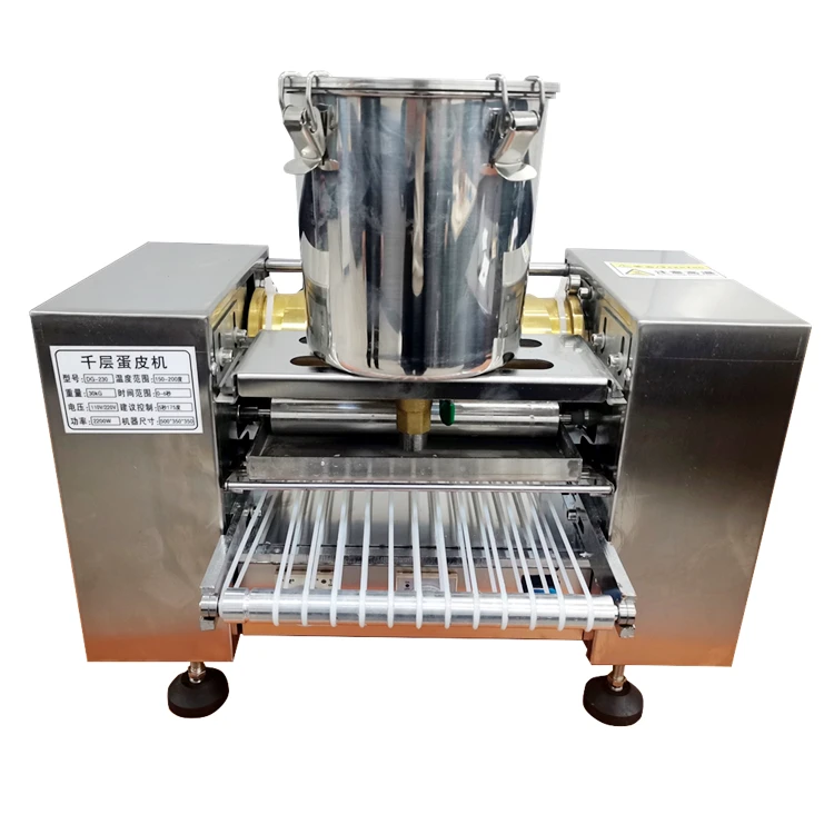 Automatic Matcha Mille Crepe Cake Pancake Machine Thousand Layer Cake Making Machine