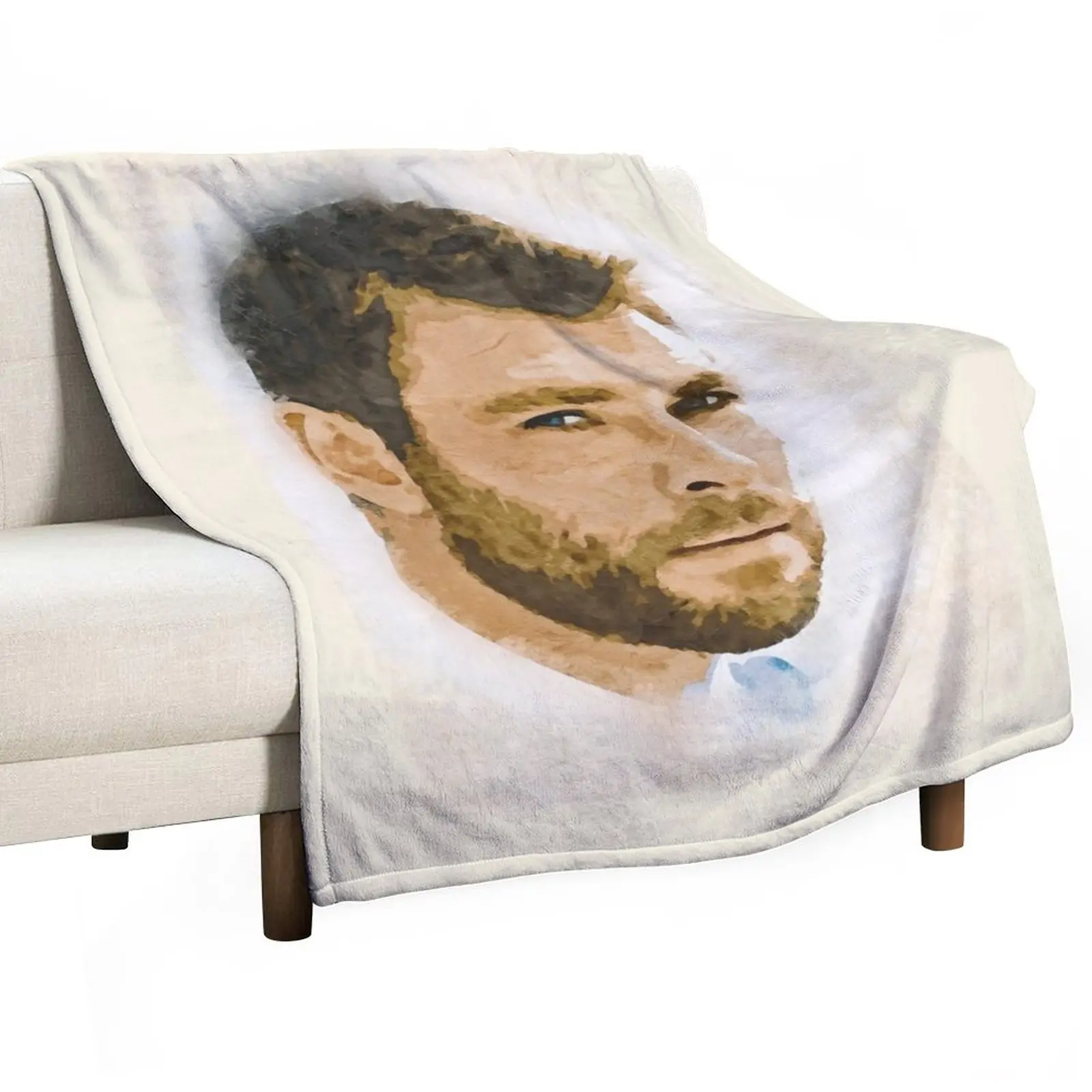 

A Tribute to CHRIS HEMSWORTH Throw Blanket Large Blanket Sofa Blanket