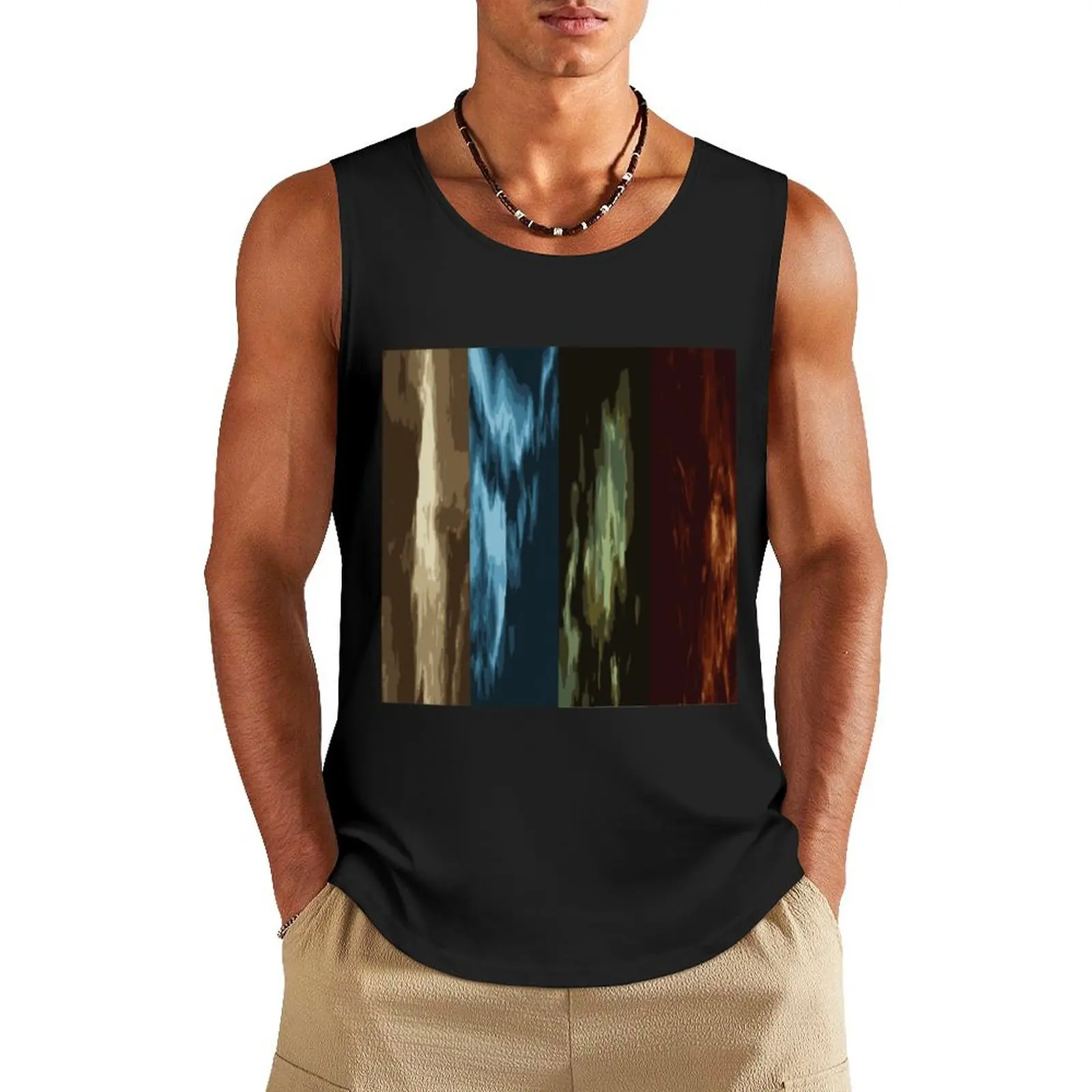 Eve Online 4 Races Tank Top summer bodybuilding men sports suits t shirt gym