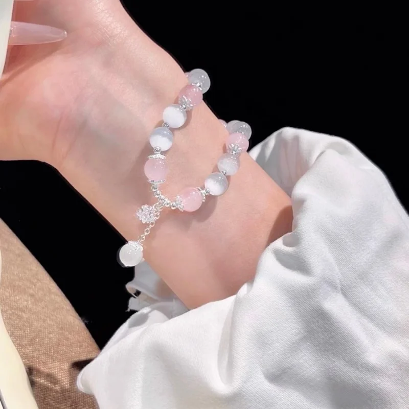 المتخصصة تصميم ستار سلسلة شرابة سوار للنساء الخيال الأزرق كريستال الخرز مطاطا حبل سوار أفضل صديق مجوهرات هدايا